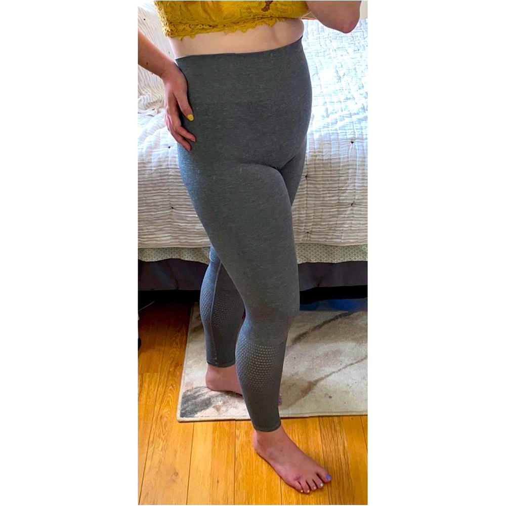 Fabletics Grey Leggings With Micro Cutouts